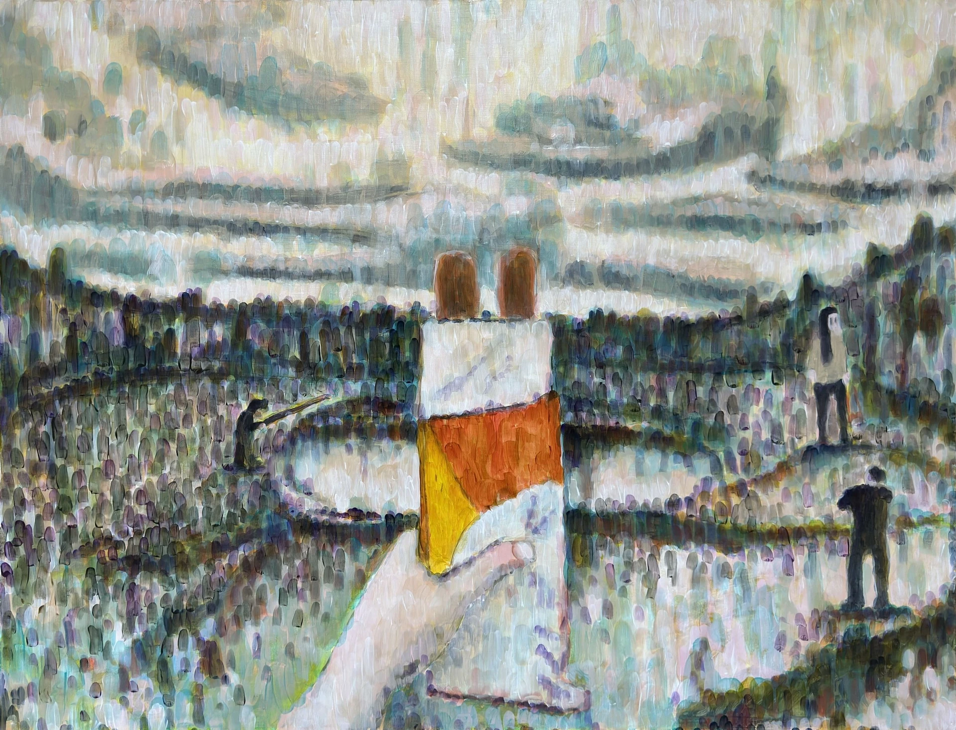 Без названия. 2025. Холст, акрил.<br>
Изображение: Галерея MYTH