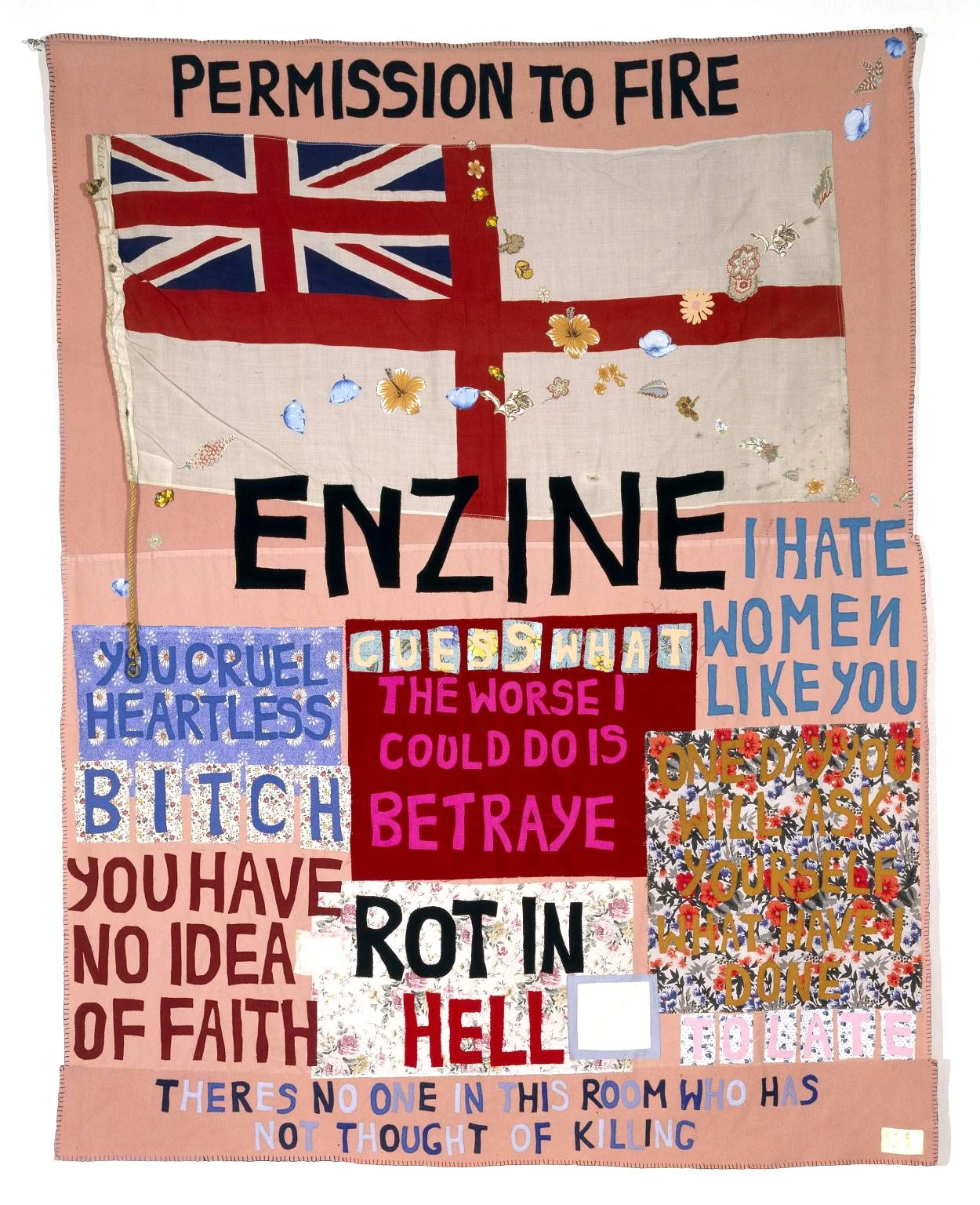 Ненависть и власть могут быть ужасными вещами. 2004. Текстиль.<br>Изображение: Tate Gallery, Лондон