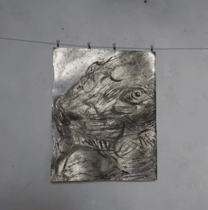 «Animal». 2025. Гравюра на алюминии, офортная краска.<br>Изображение: ivanarkhipov.com