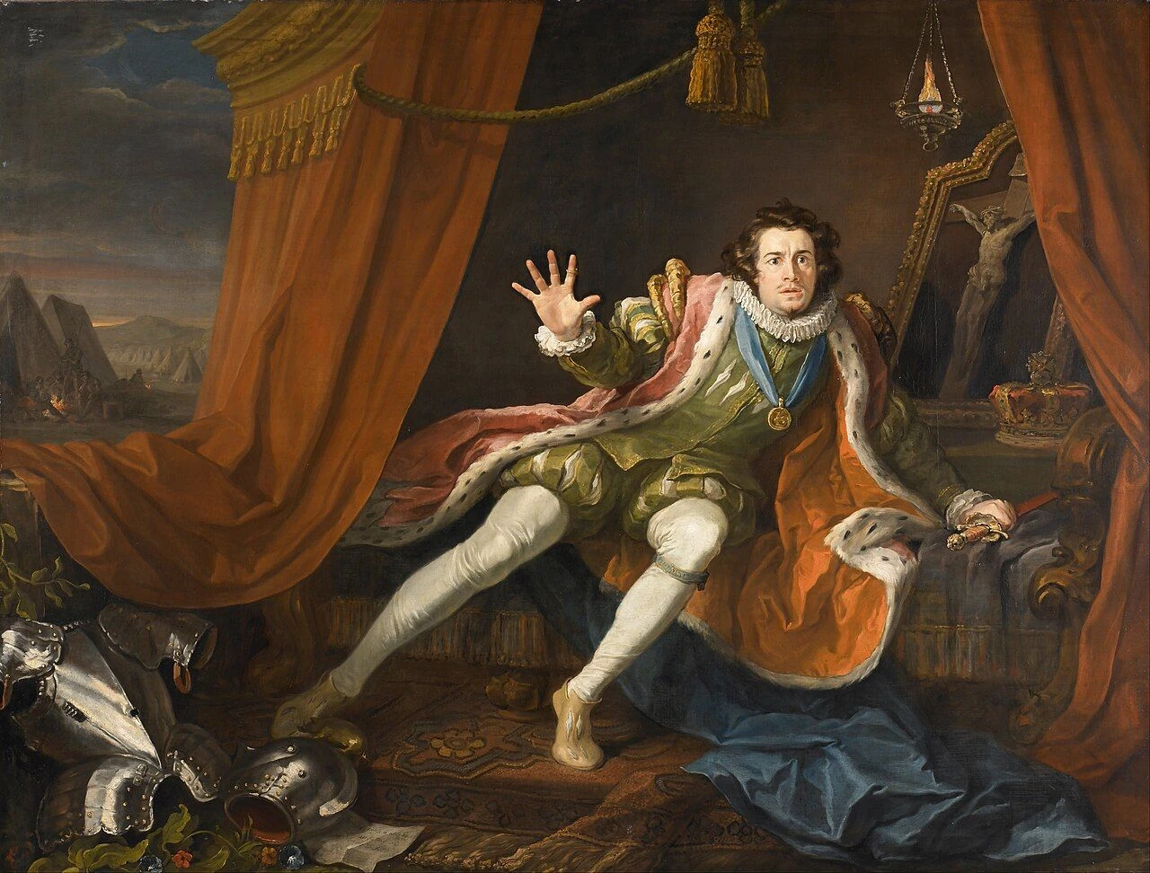 Дэвид Гаррик в роли Ричарда III. 1745. Холст, масло.<br>Изображение: Художественная галерея Уокера, Ливерпуль