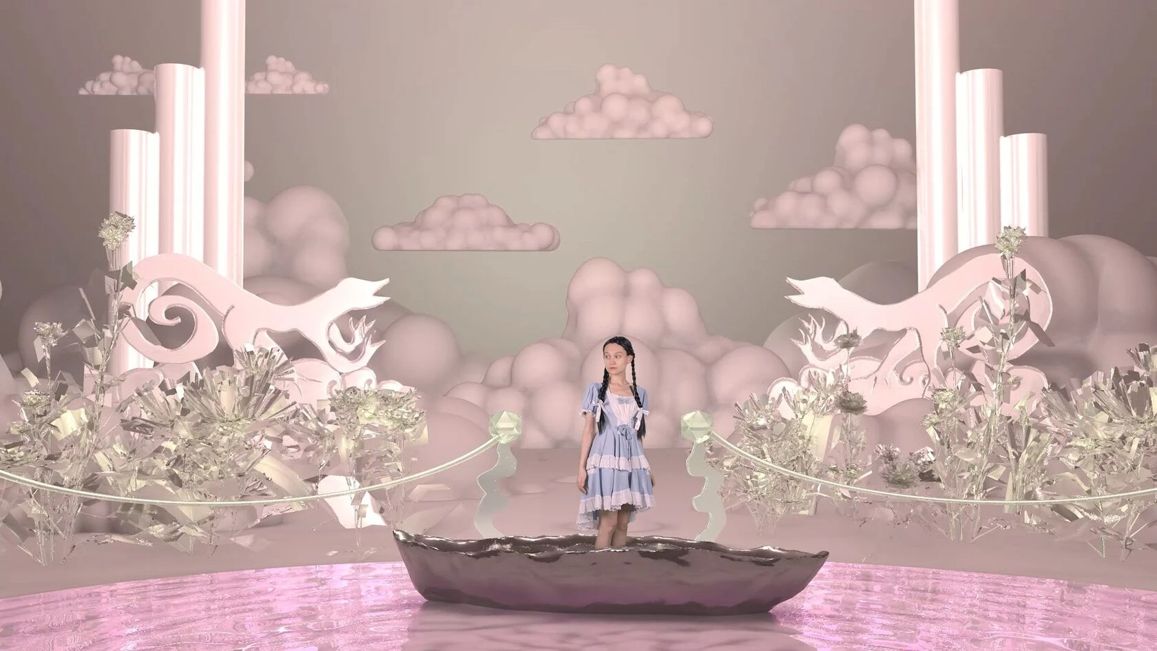 Фрагмент видео «Там за радугой, укроемся в тени». <br>
Кадр: Международный фестиваль видеоарта «Видеоформа 12» / Центр современного искусства имени Сергея Курехина