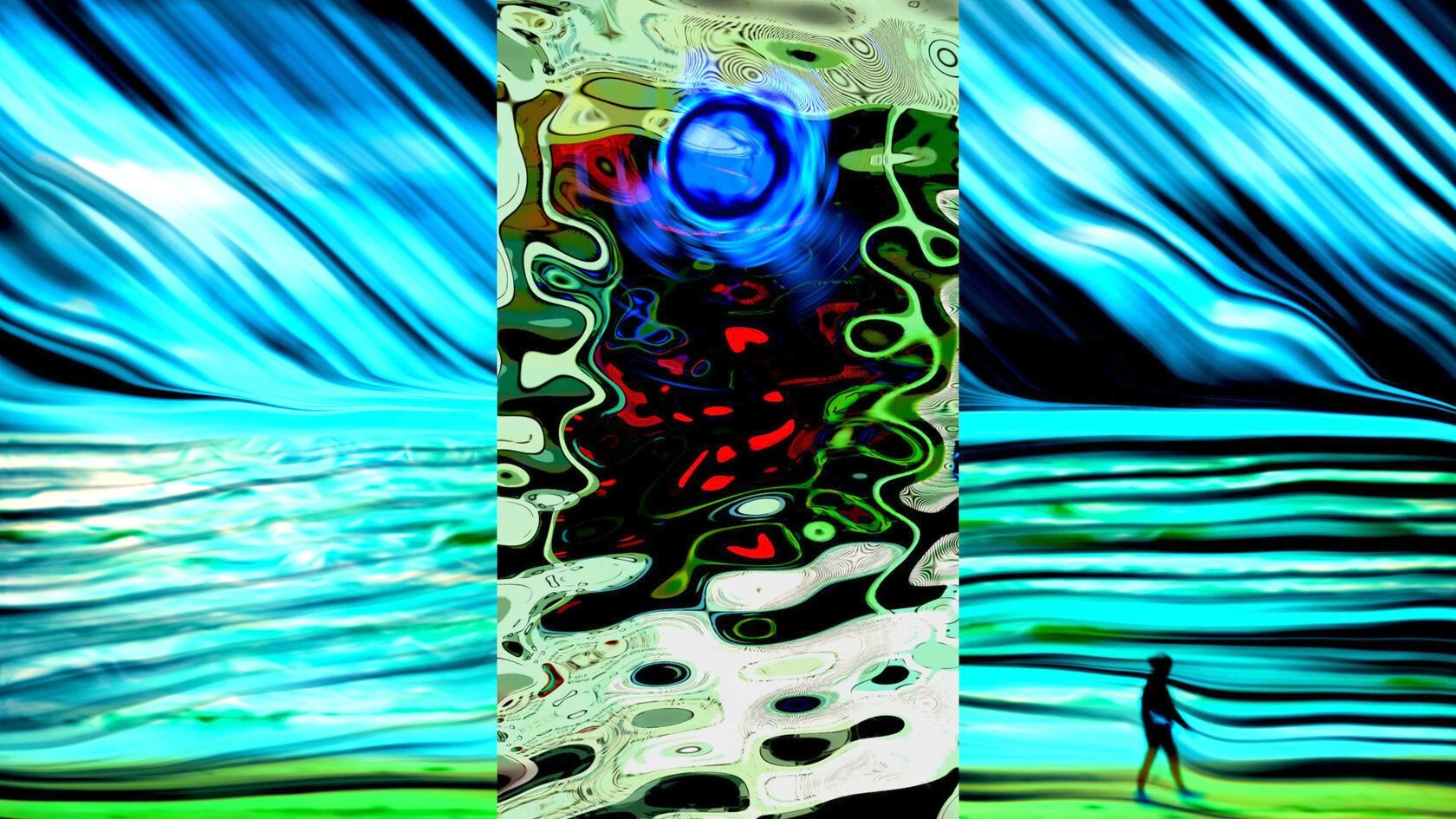 Фрагмент видео «Дискретный пейзаж». <br>
Кадр: Международный фестиваль видеоарта «Видеоформа 12» / Центр современного искусства имени Сергея Курехина