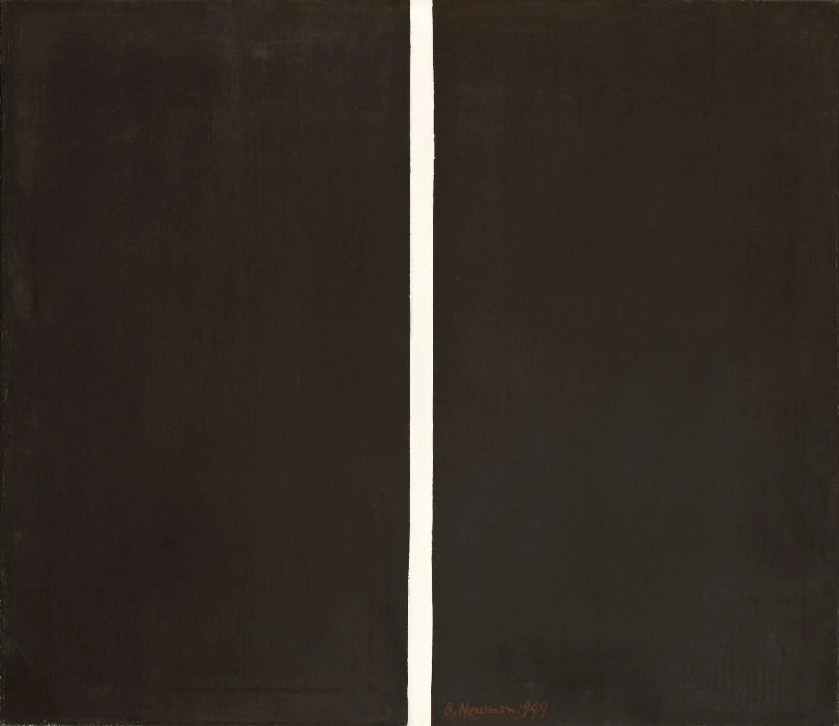 Onement IV. 1949. Холст, масло, казеин.<br>Изображение: Мемориальный художественный музей Аллена, Оберлин