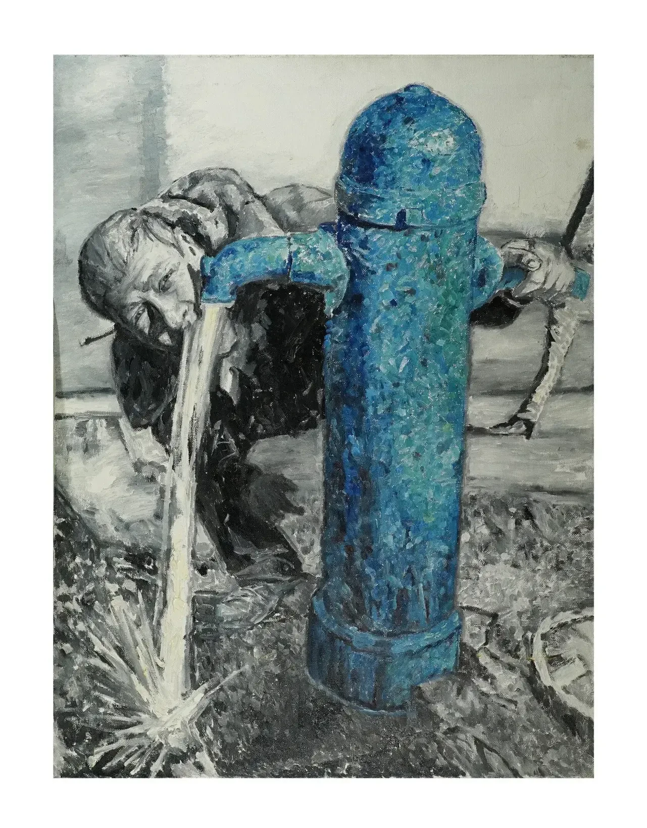 Жара. 2016. Холст, масло.<br>
Изображение: Студия «Тихая», Нижний Новгород