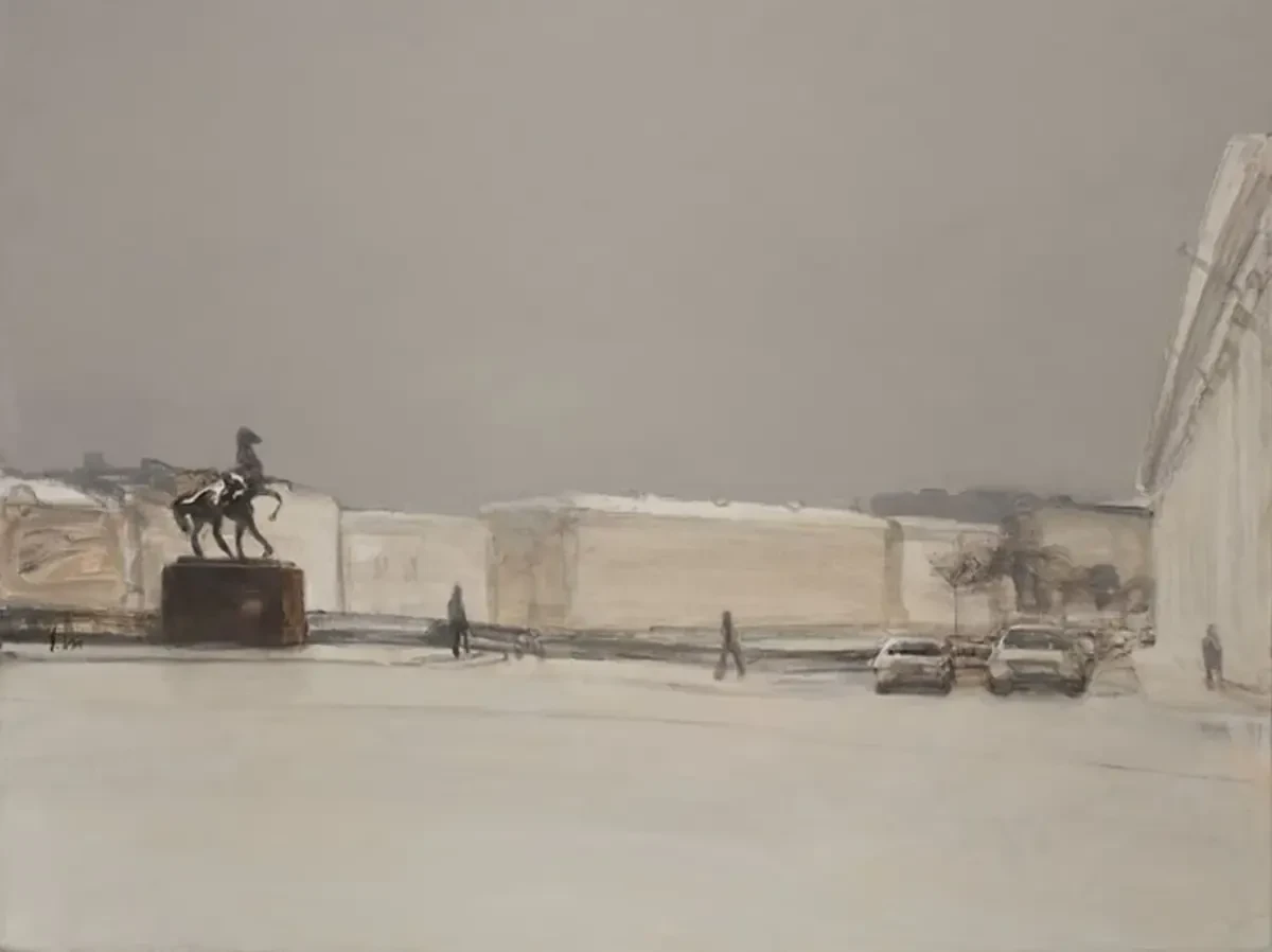 Аничков мост. 2019. Холст, масло.<br>
Изображение: Pop/off/art gallery