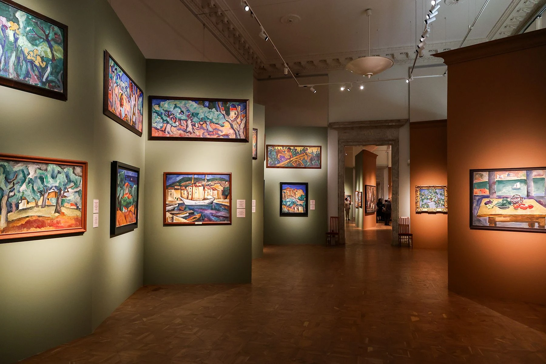 Фрагмент выставки «Петр Кончаловский. Сад в цвету». 2026. <br>
Фото: Государственный Русский музей, Санкт-Петербург