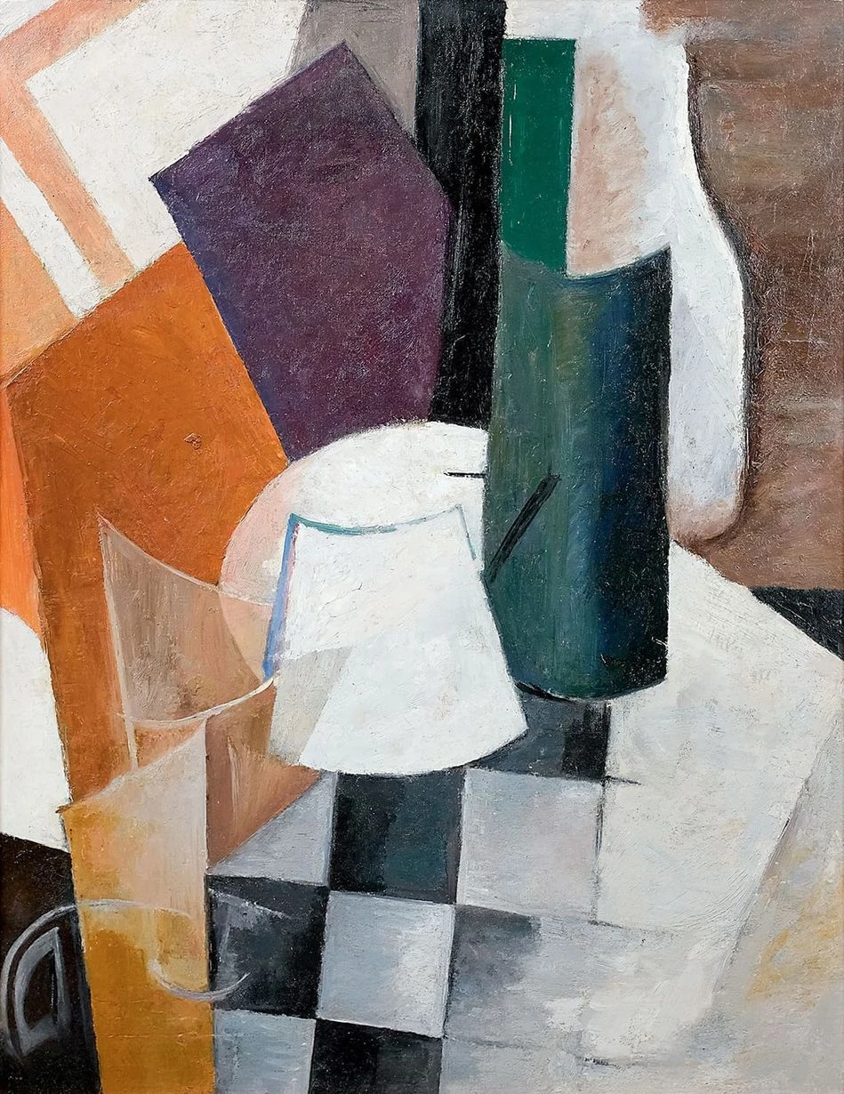 Композиция. 1915. Холст, масло.<br>Изображение: Слободской музейно-выставочный центр