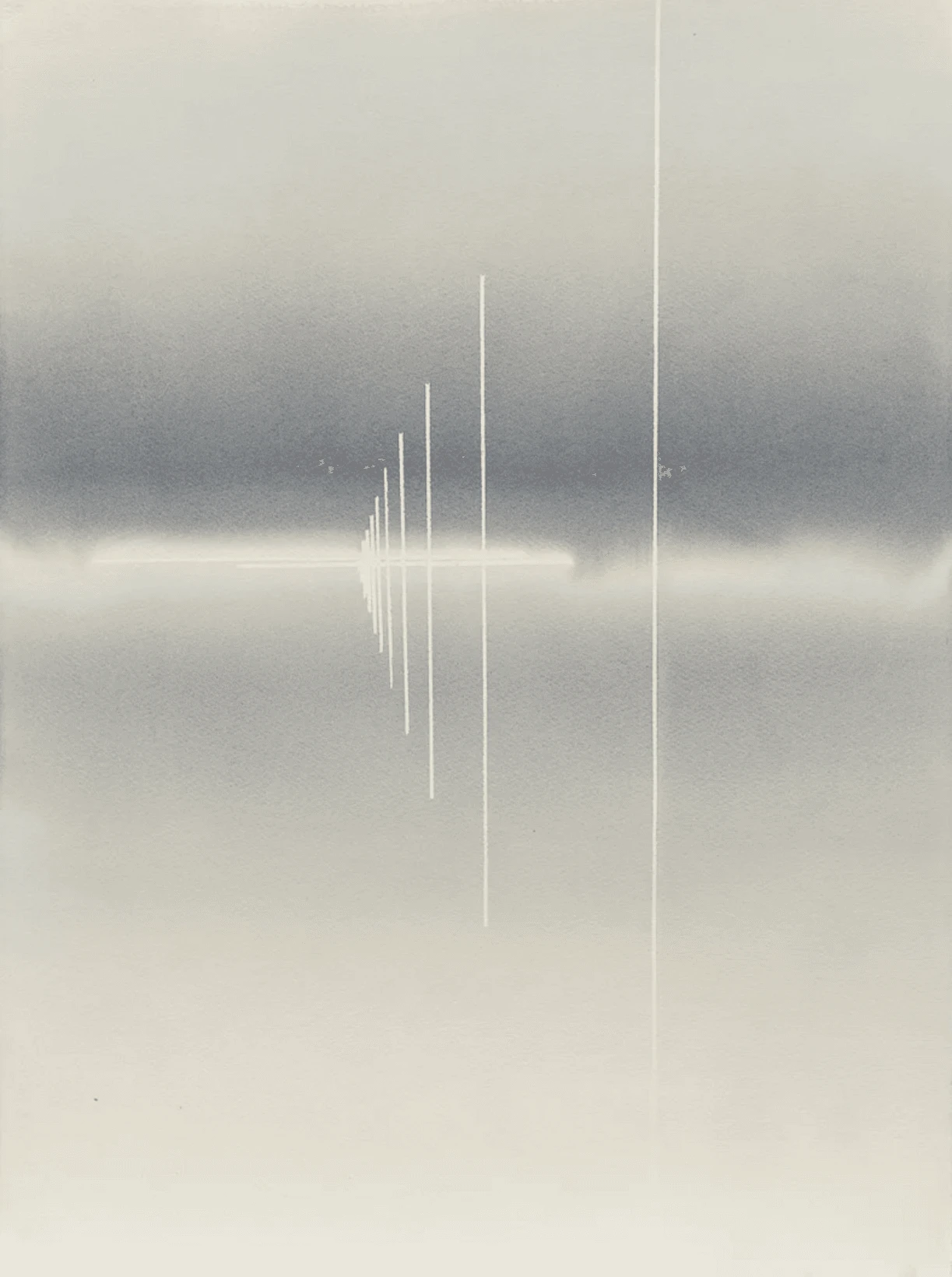 Из серии «Время земли». 2024. Бумага, акварель, соль.<br>
Изображение: Галерея Анна Нова, Санкт-Петербург