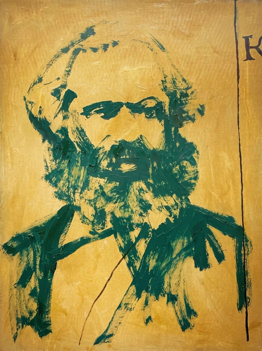 Карл Маркс. 2002. Холст, масло.<br>Изображение: сайт Дмитрия Гутова
