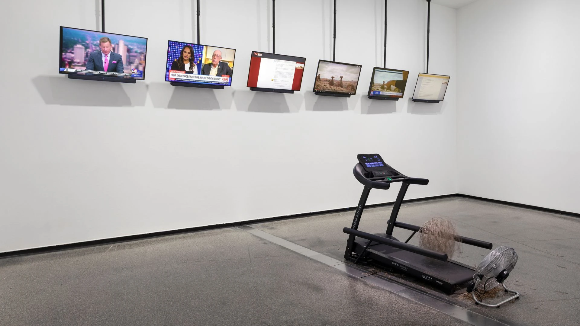 Фрагмент выставки «Юлиус фон Бисмарк: это не шторм». 2026. <br>Фото: Австралийский центр современного искусства, Мельбурн