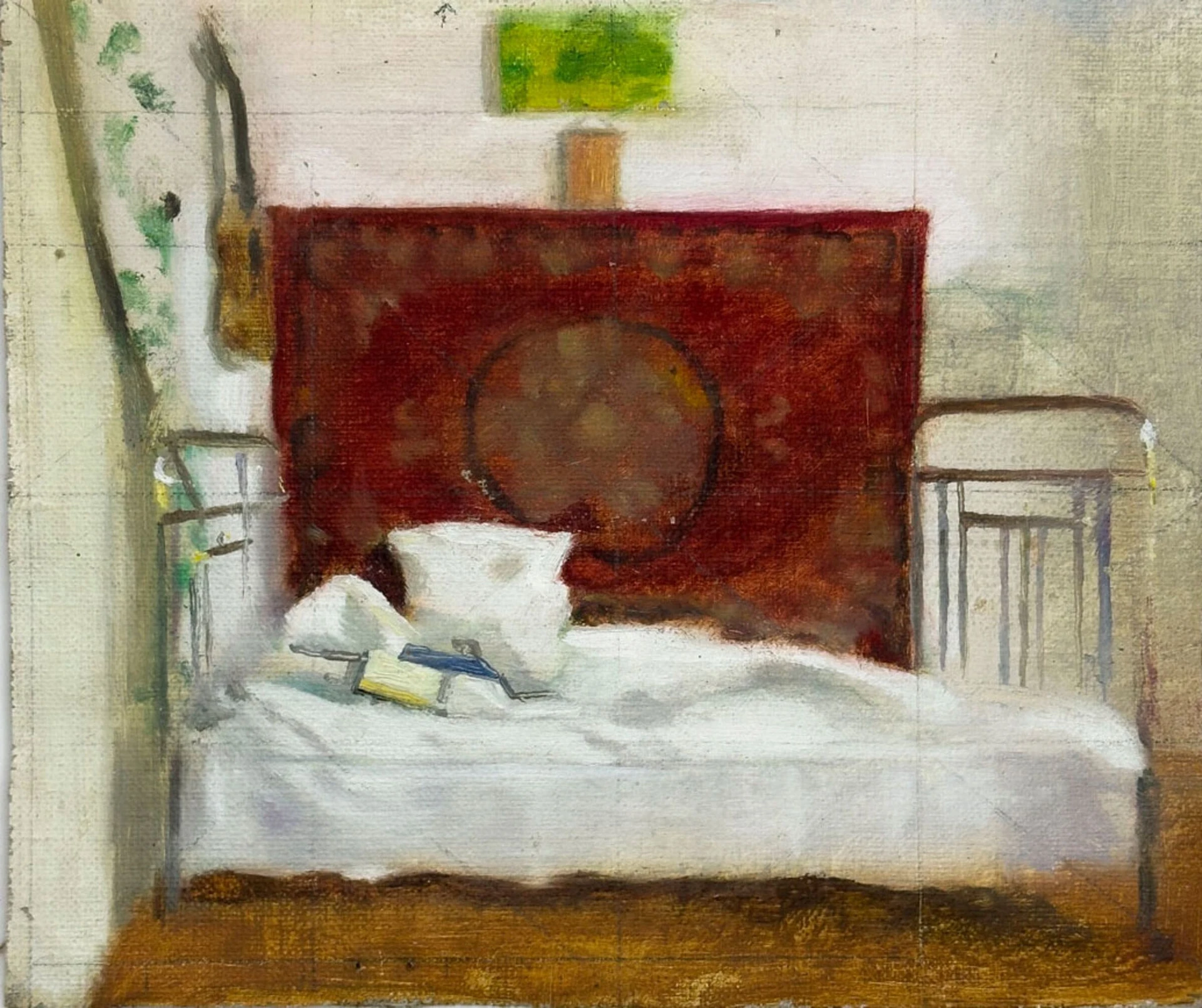 Незаправленная постель. Из проекта «Ленина 3.15». 2013. Холст, масло.<br>
Изображение: Nikolay Evdokimov Gallery