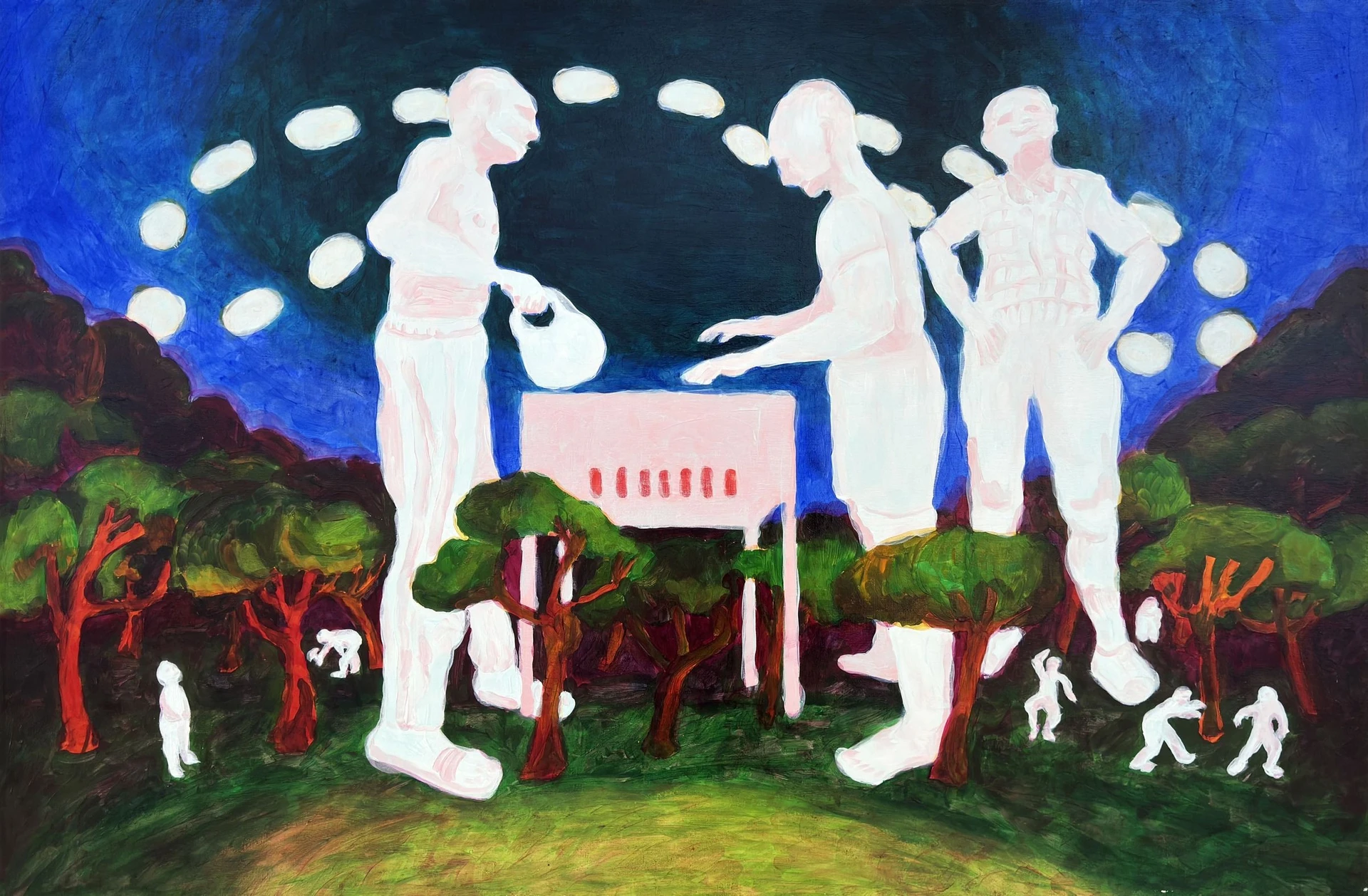 Без названия. 2025. Холст, акрил.<br>
Изображение: Галерея MYTH