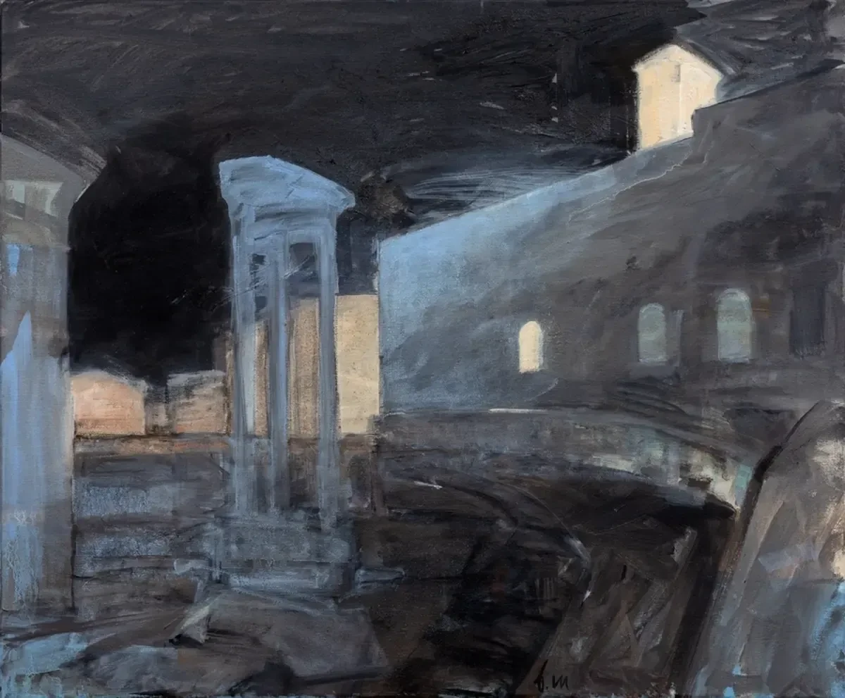 Форум II. 2022. Холст, масло. <br>
Изображение: Pop/off/art gallery