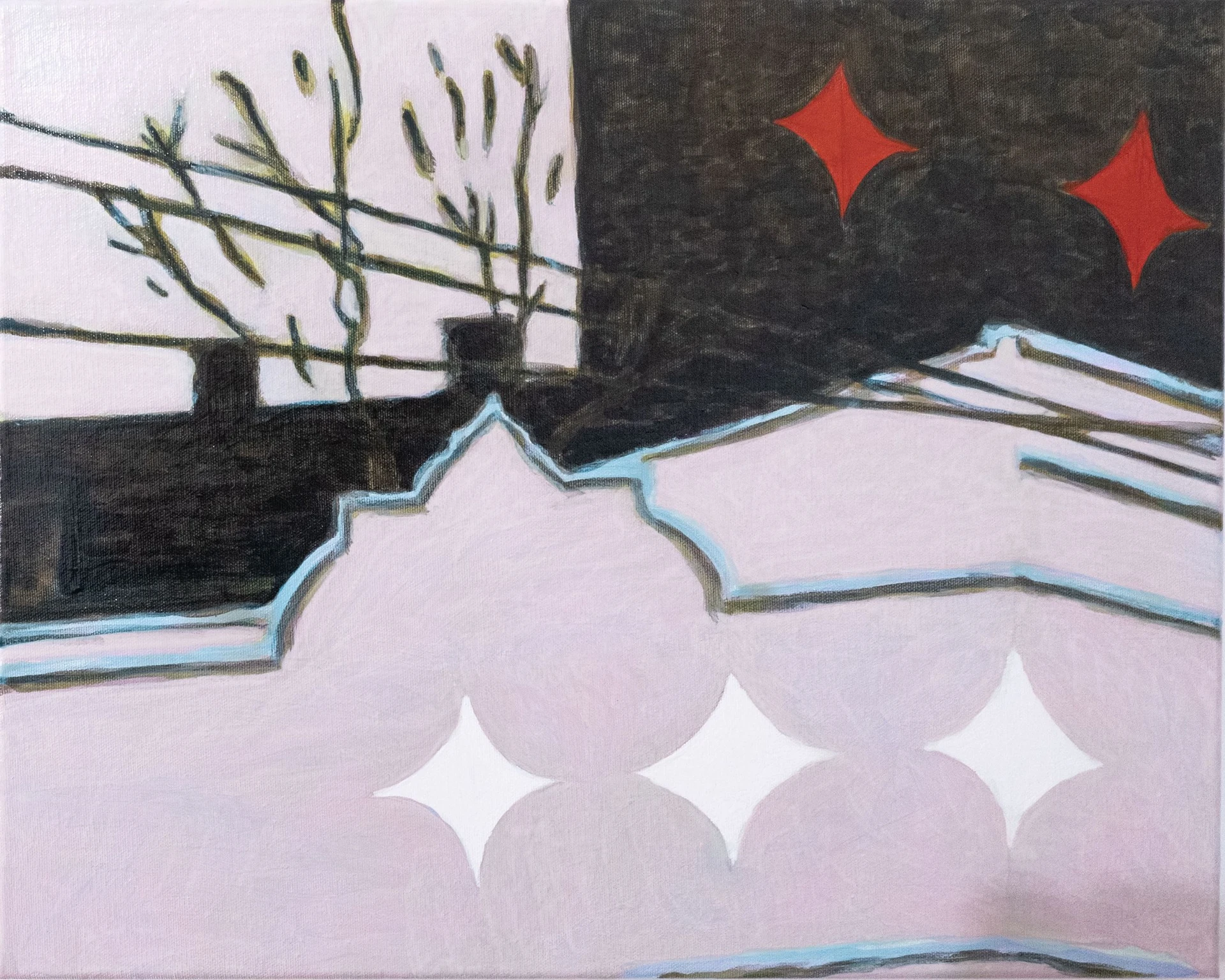 Без названия. 2024. Холст, акрил.<br>
Изображение: Галерея MYTH