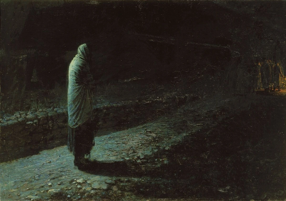 Совесть. Иуда. 1891. Холст, масло.<br>Изображение: Государственная Третьяковская галерея, Москва