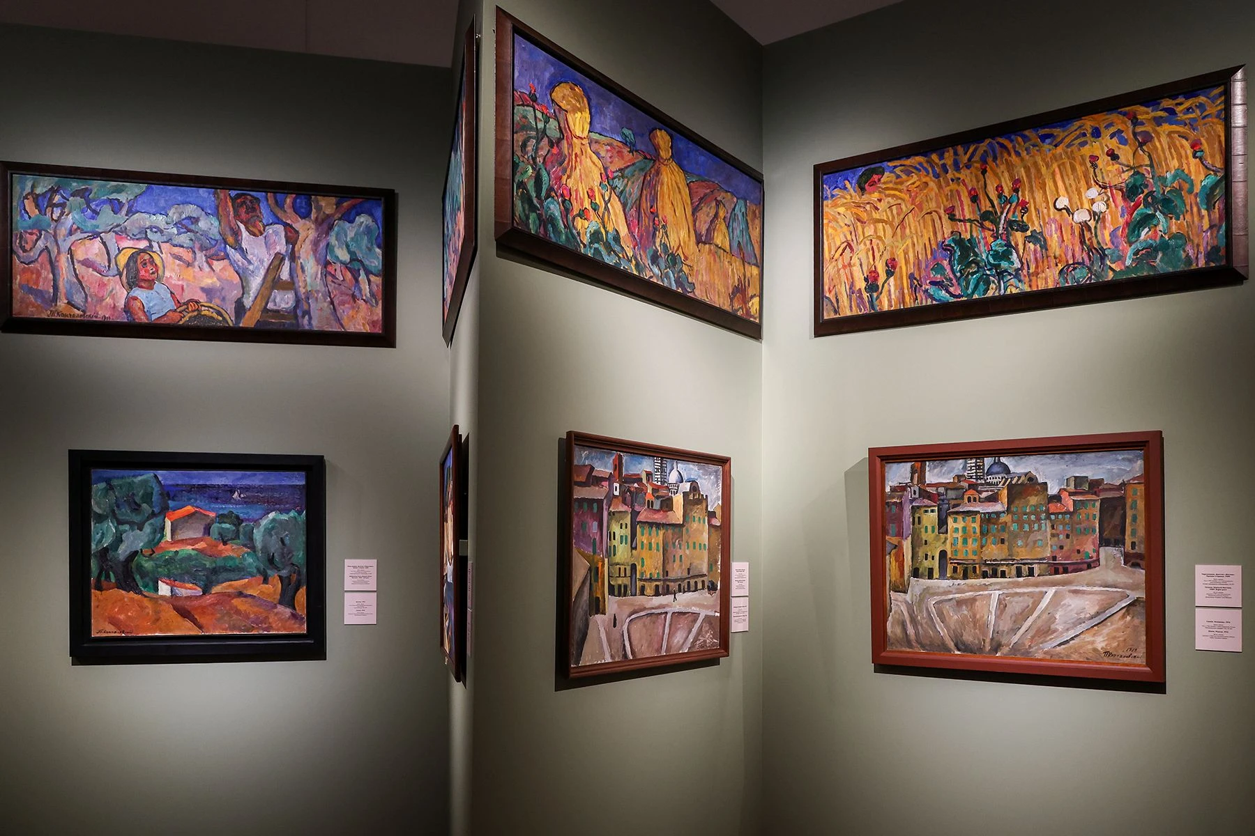 Фрагмент выставки «Петр Кончаловский. Сад в цвету». 2026. <br>
Фото: Государственный Русский музей, Санкт-Петербург