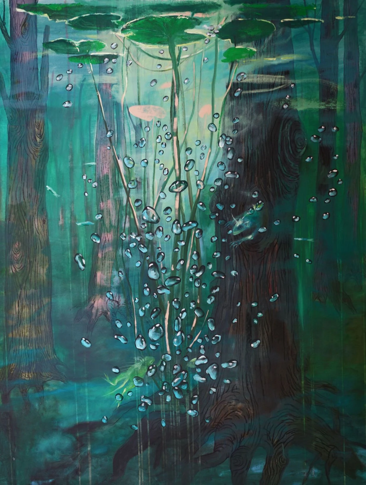 В глубине. 2024. Холст, масло.<br>
Изображение: Галерея Гридчинхолл