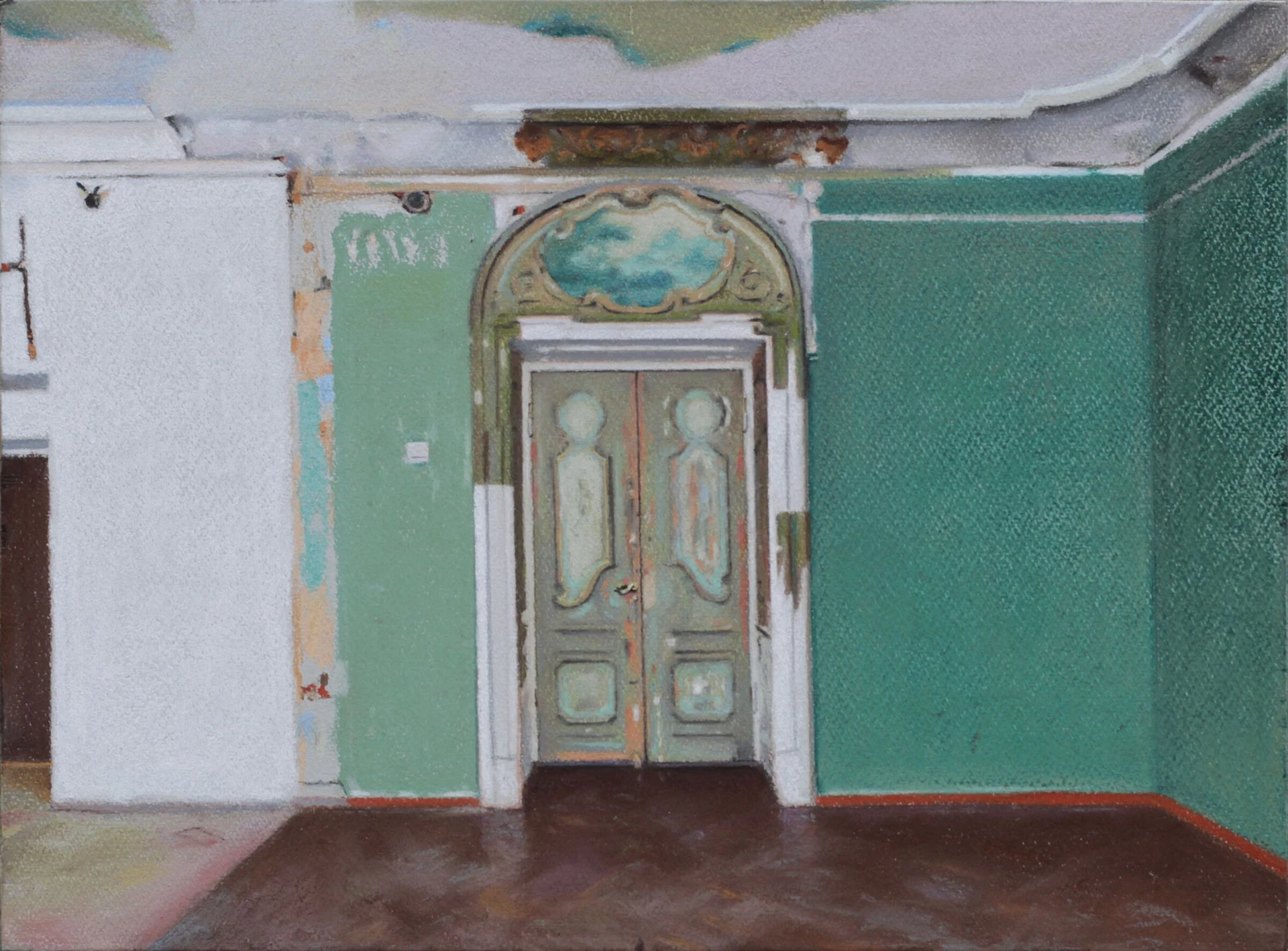 Выход I. Из проекта «Выход». 2024. Холст, масло.<br>
Изображение: Nikolay Evdokimov Gallery