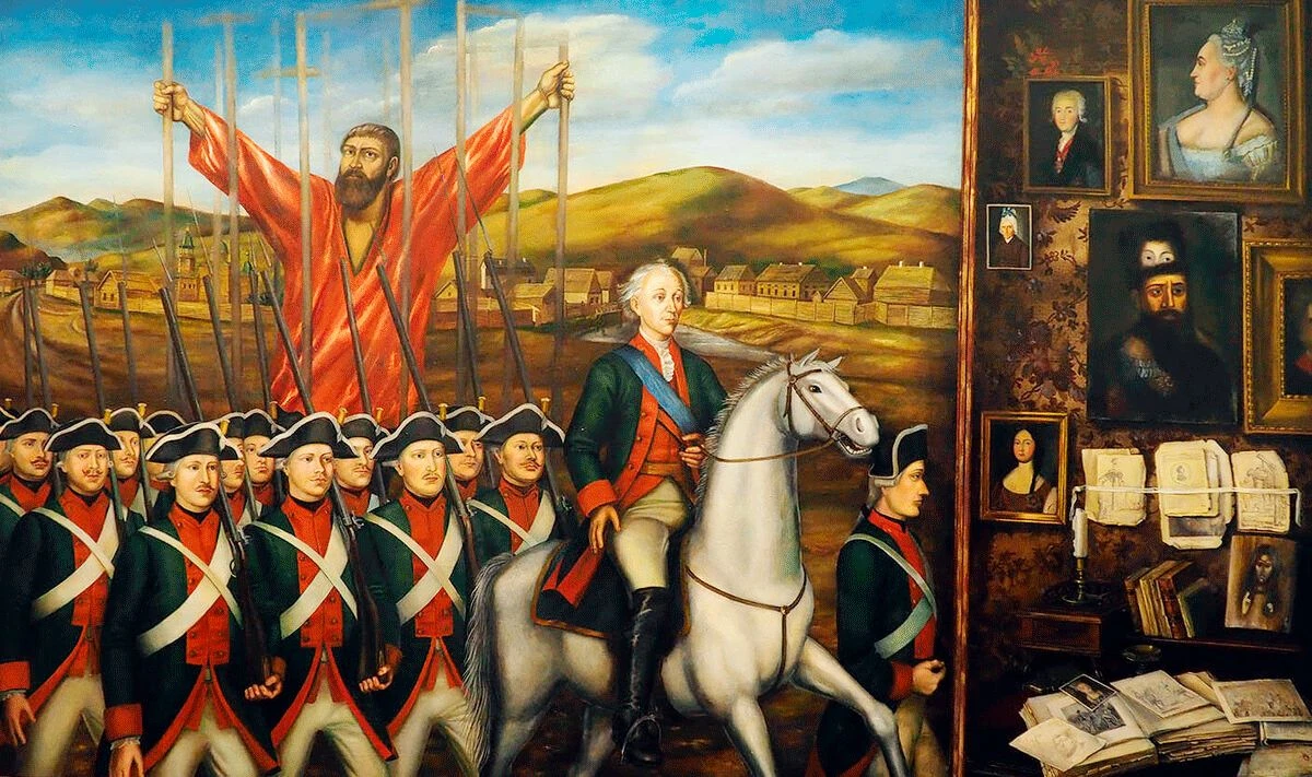 Пугачев. 1980. Холст, масло.<br>Изображение: Государственная Третьяковская Галерея, Москва