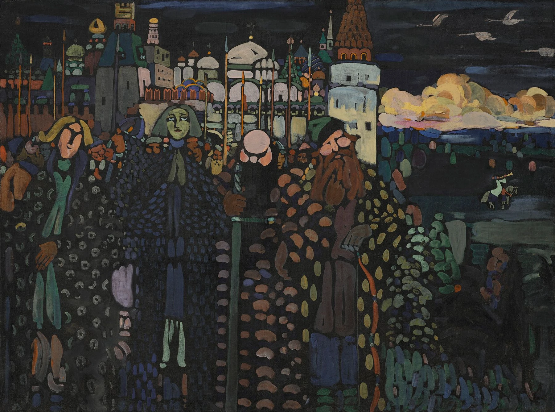 Утро. 1907. Темпера, гуашь, холст.<br>Изображение: аукцион Christie’s