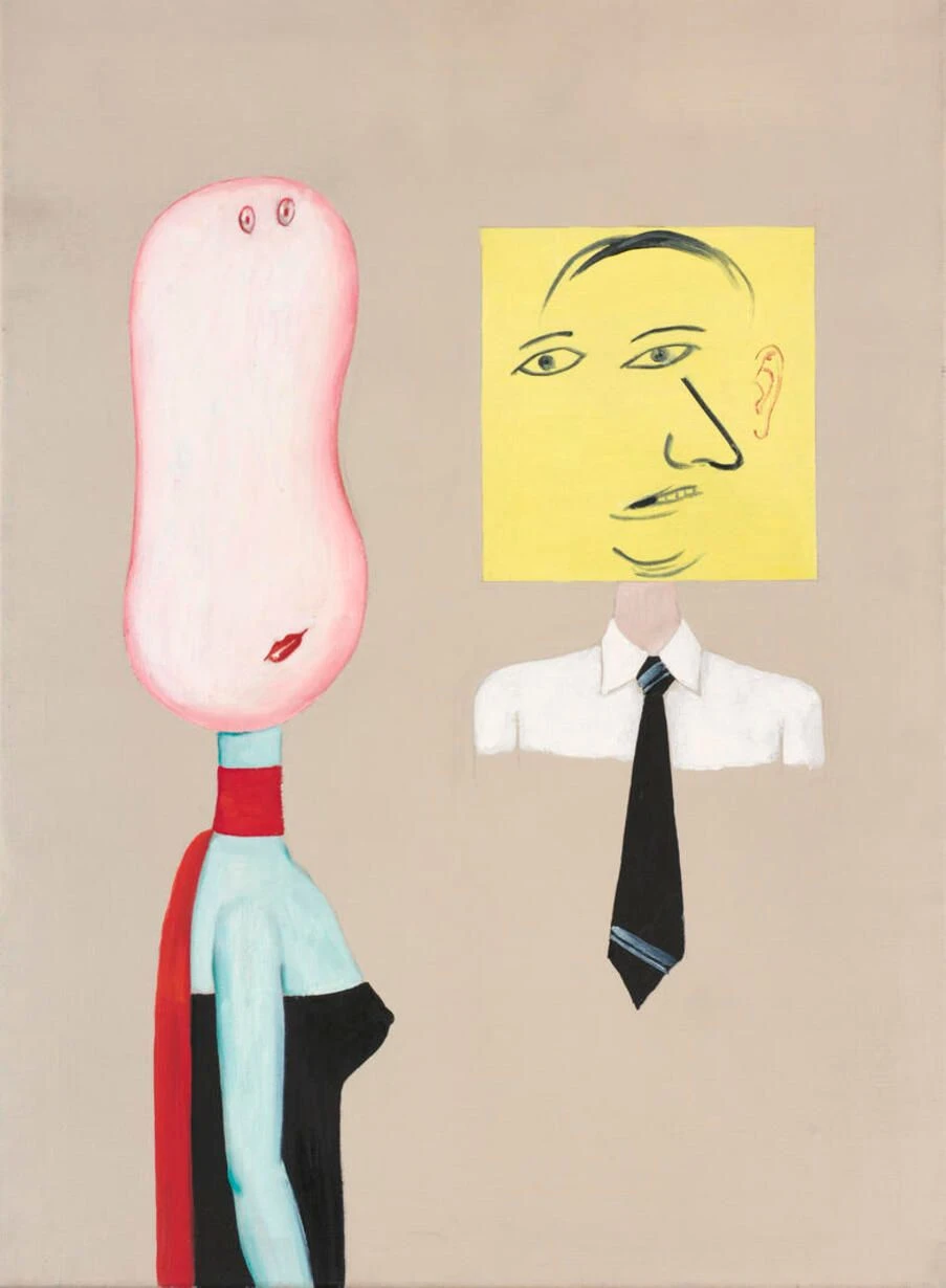 Сборы в театр. Из серии «Красавцы». 2008. Холст, масло. <br>
Изображение: Vladey